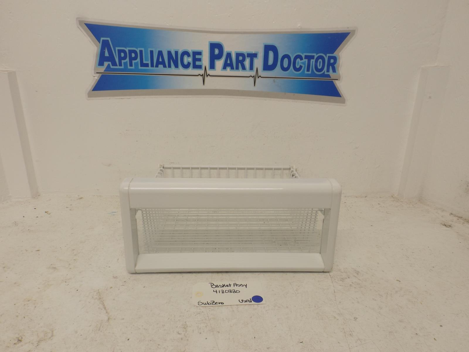 SubZero Refrigerator 4180880 Fits Model #532 Basket Assy Used SubZero Refrigerator 4180880 Fits Model #532 Basket Assy Used